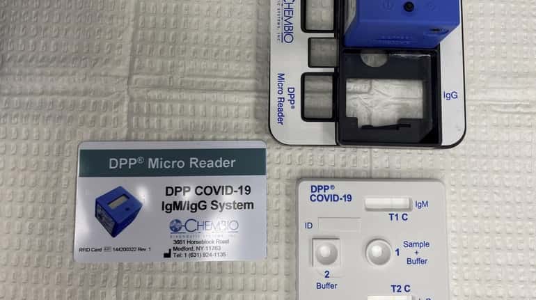 A rapid test and results reader for the coronavirus from...