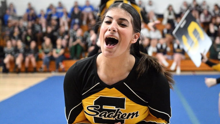 Sachem North competes in the Large Division I event during the...