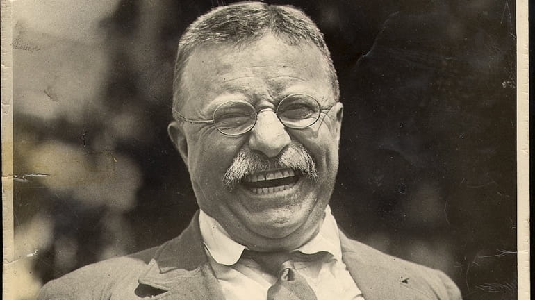 Theodore Roosevelt at Oyster Bay in 1912. 