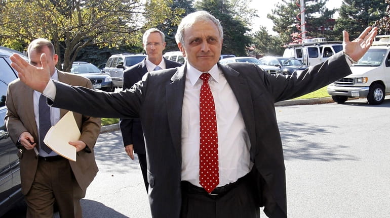 New York Republican gubernatorial candidate Carl Paladino arrives at the...
