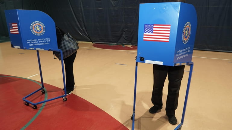 Long Island voters head to the polls Tuesday for primary...