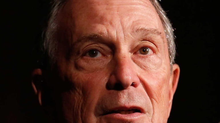 New York Mayor Michael Bloomberg speaks at The Fortune Society...