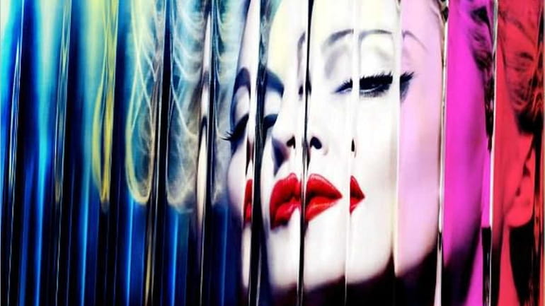 The cover art for Madonna "MDNA" album.