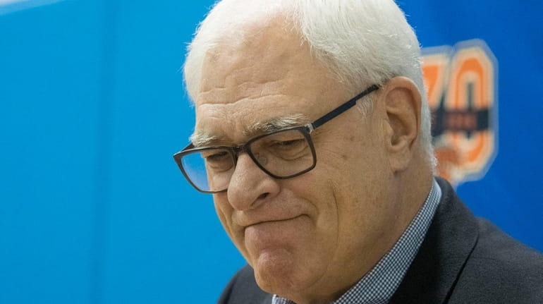 Knicks president Phil Jackson accepted blame for the Knicks' poor...