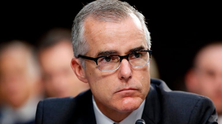 Andrew McCabe's account, given to CBS News, confirmed several media...