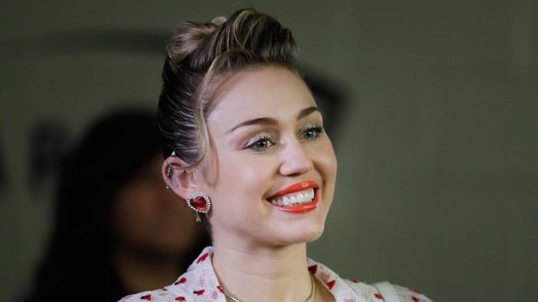 Miley Cyrus, whose album "Younger Now" will be released Friday,...