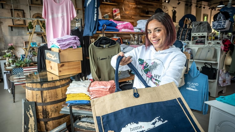 Merav Shiloni owns Thred, a boutique in Patchogue that sells Long Island-centric...