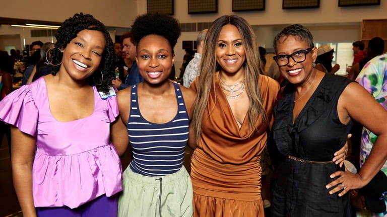 The women of "The Wiz": Amber Ruffin, left, who wrote...