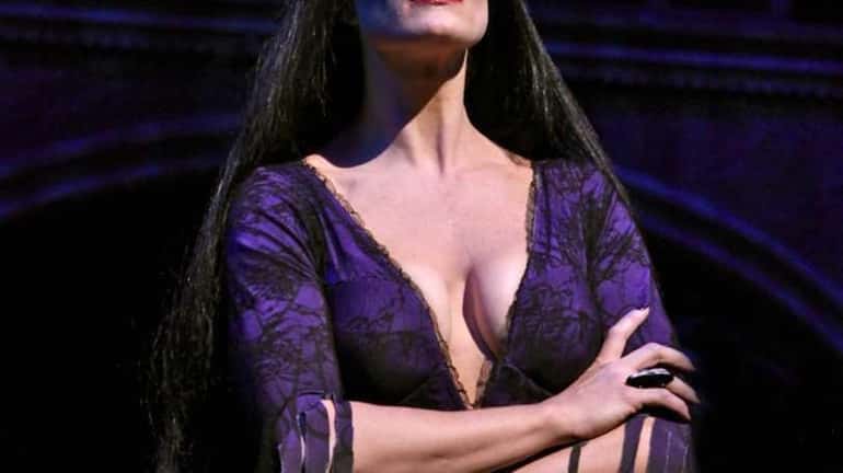 Brooke Shields as Morticia Addams in the Broadway production of...