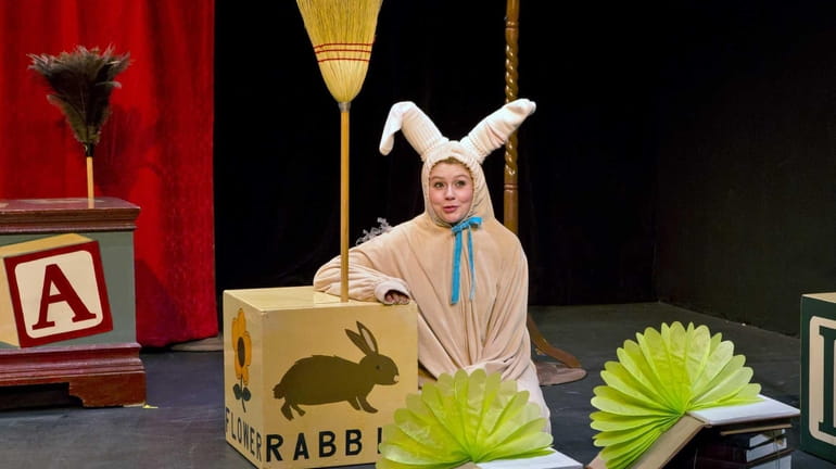 Kristin Parker in Theatreworks USA's production of "The Velveteen Rabbit."