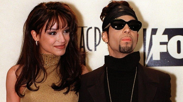 Mayte Garcia-Nelson and Prince in 1997.