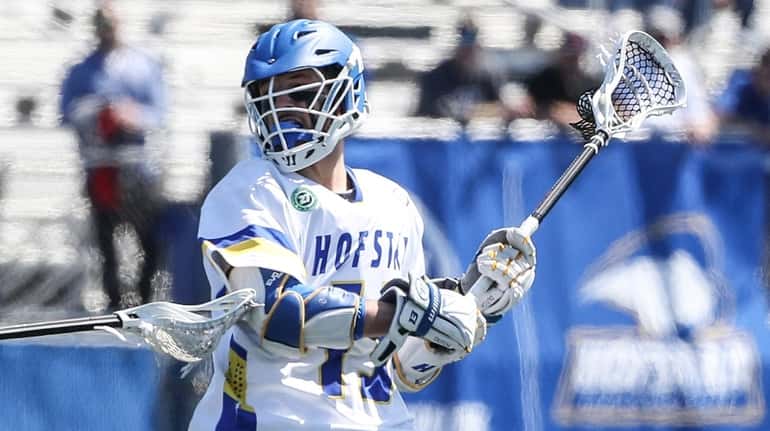 Hofstra's Ryan Tierney sets to shoot on goal during a...