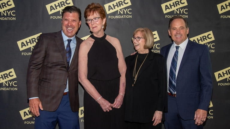 From left, Tino Martinez, Anne Gregory O'Connell, Diana Munson and...