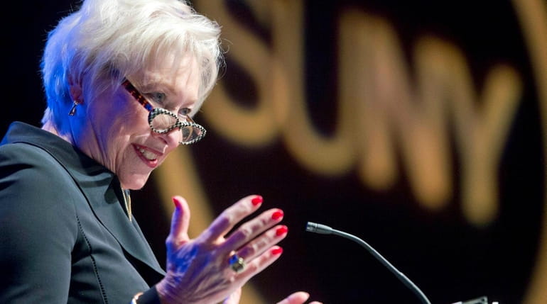 SUNY Chancellor Nancy Zimpher says she plans to leave the...
