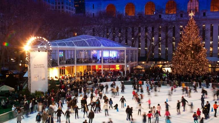 The Holiday Shops at Bryant Park set the stage for...