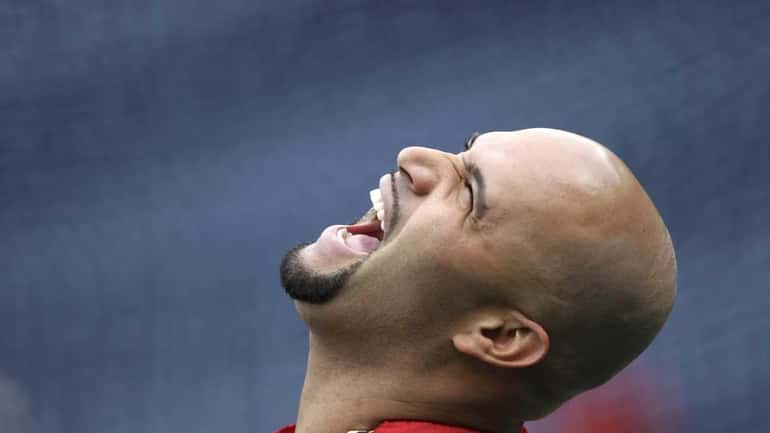 Longtime Cardinal Albert Pujols signed with Los Angeles this winter....