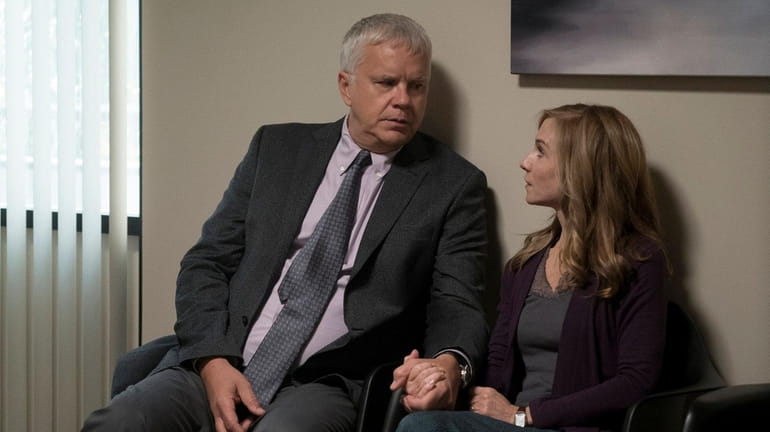 Tim Robbins and Holly Hunter star in new HBO drama...