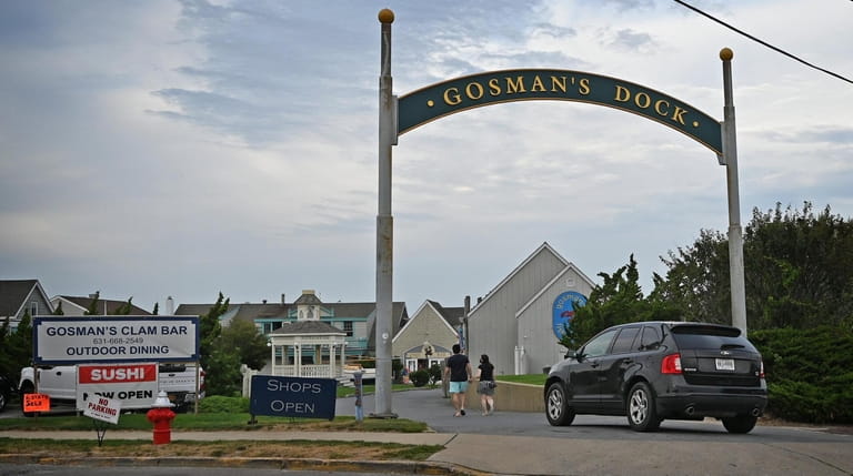 Gosman's Dock is a shopping and dining spot in Montauk.