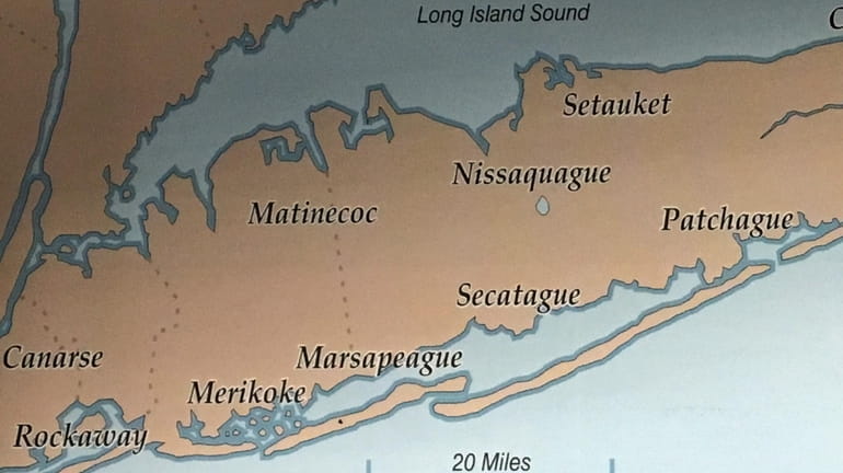 The idea that Long Island had 13 distinct Indian tribes...