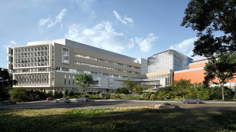 A rendering of Northwell's $325 million Petrocelli Advanced Surgical Pavilion...