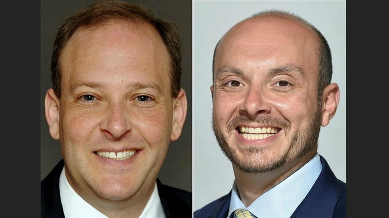 Reps. Lee Zeldin (R-Shirley) and Andrew Garbarino (R-Bayport) have voted against naming...