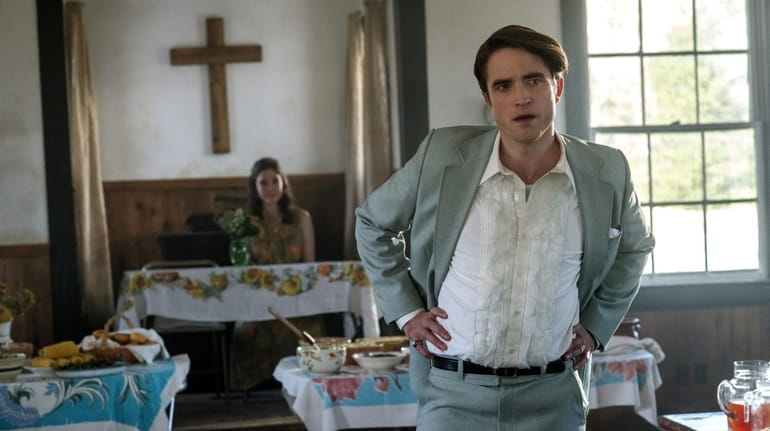 Robert Pattinson as Preston Teagardin in Netflix's "The Devil All...