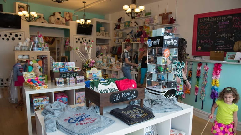 Bubble, a kids store in Babylon, carries T-shirts, hoodies, crochet...