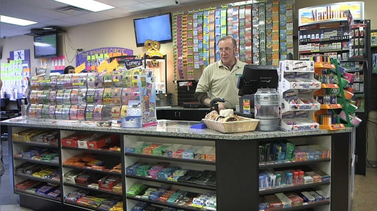 A customer came into the JackSpot convenience store in Shirley...