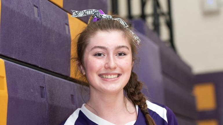 Morgan Reese of Sayville poses for a portrait prior to...