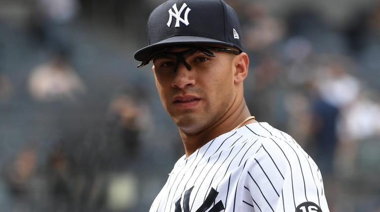 Yankees shortstop Gleyber Torres at Yankee Stadium on May 22,...