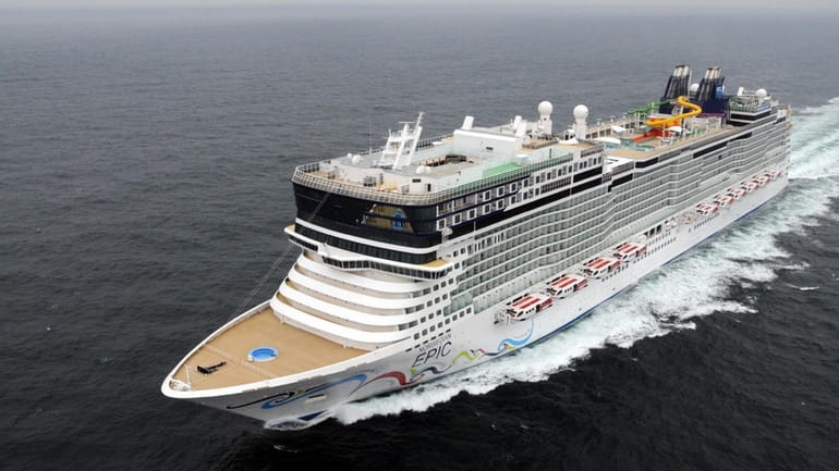 The new Norwegian EPIC cruiseliner will debut July 10, with...