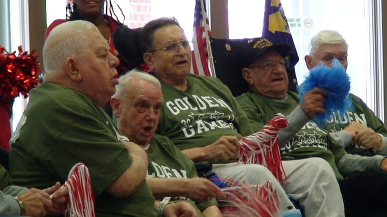 Members of the Long Island State Veterans Home Olympian Team...