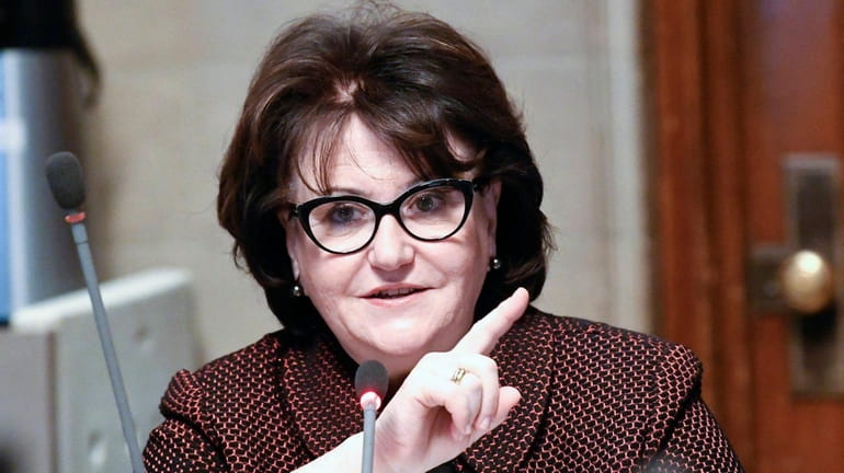 State Education Commissioner MaryEllen Elia outlined the new rule on...