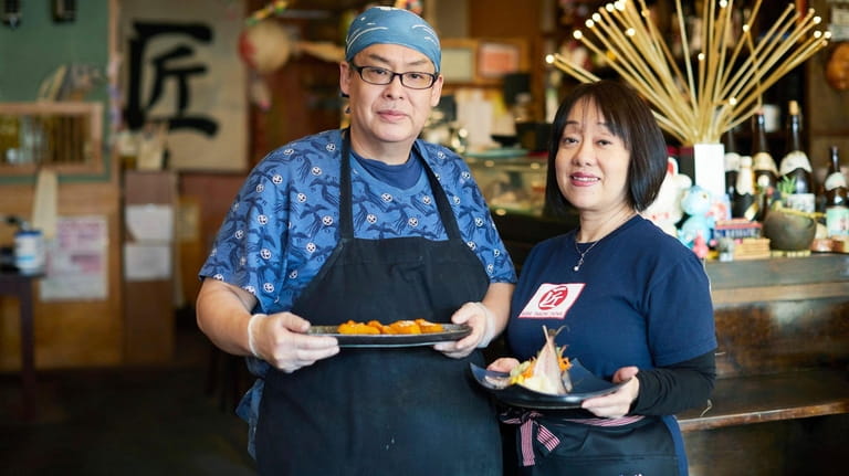 Chef Yukio Okamura and owner Kiyomi Okamura at Takumi in...