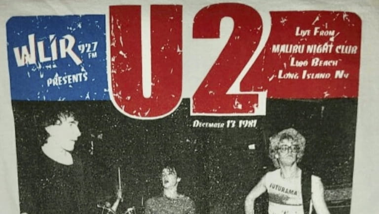 A vintage T-shirt from the concert U2 headlined at Malibu...