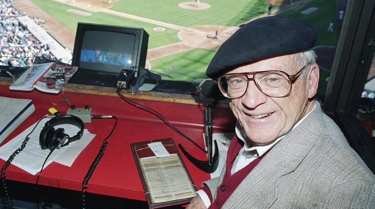 Hall of Fame broadcaster Ernie Harwell on Oct. 3, 1993...
