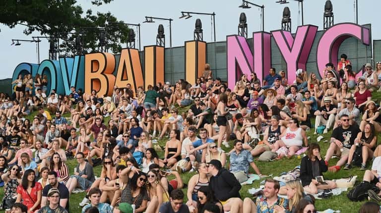 People attend the 2019 Governors Ball Music Festival in New...
