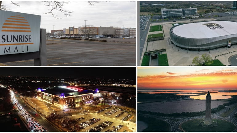 A poll offers four main options for a downstate casino, clockwise...
