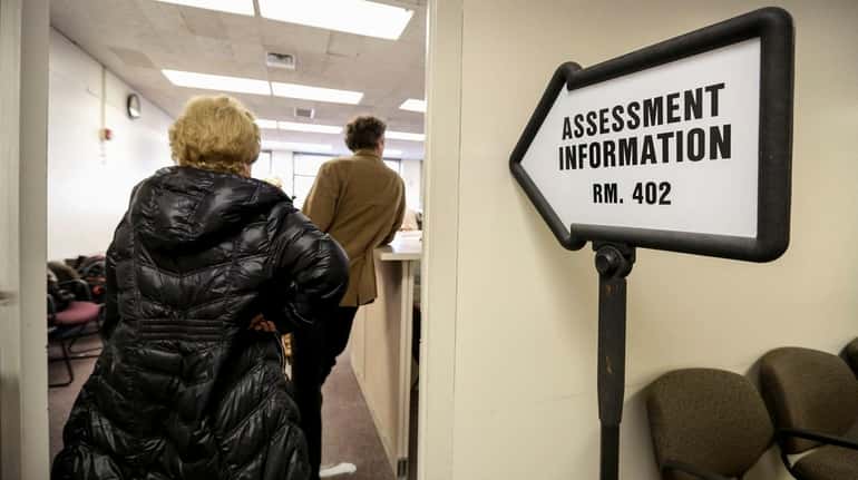 The Nassau County Department of Assessment in Mineola is shown...