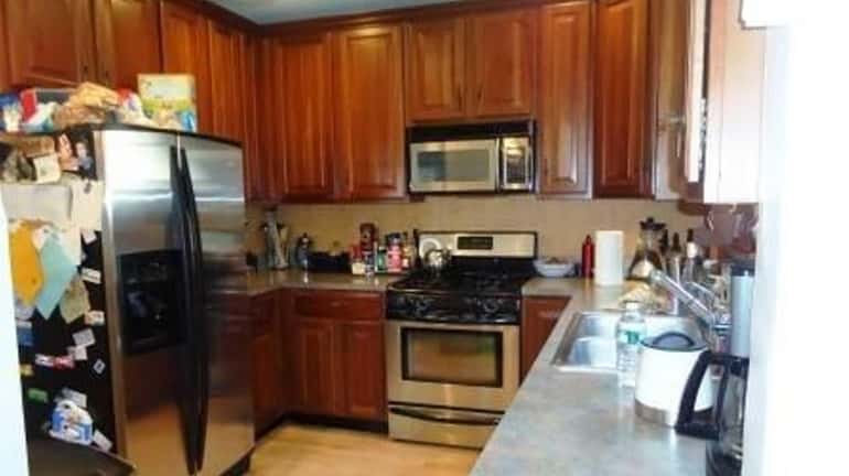 The kitchen in the home at 675 Stanton Ave. in...