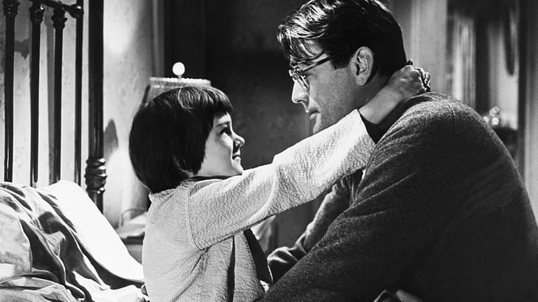 Gregory Peck and Mary Badham in “To Kill A Mockingbird,”...
