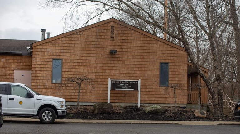 The Dix Hills Water District office on Caledonia Road.