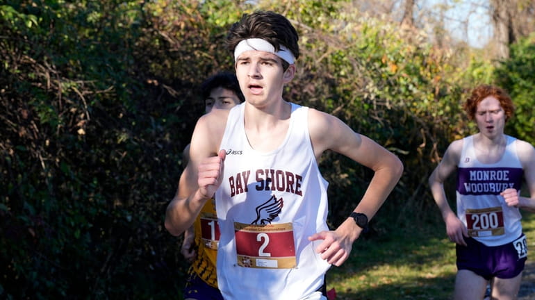 Jake Gogarty of Bay Shore finished 4th. with a time...