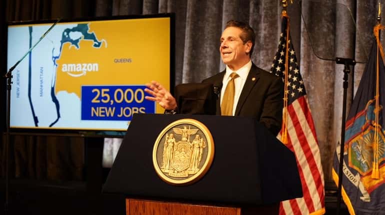 Gov. Andrew M. Cuomo is seen on Feb. 7.