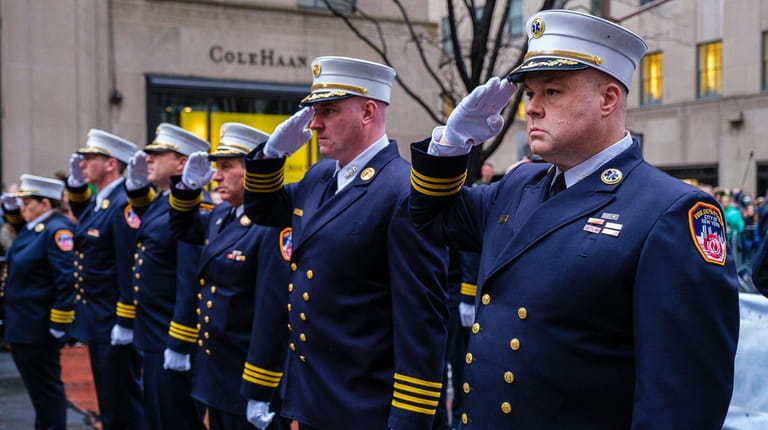A solemn ceremony to honor firefighters lost on 9/11 takes...