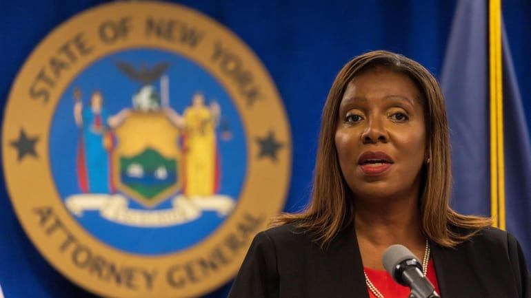 New York Attorney General Letitia James's office will not pursue criminal...
