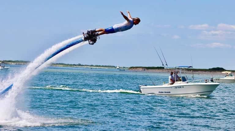 Operating out of Windswept Marina, Flyboard Hamptons will get you...