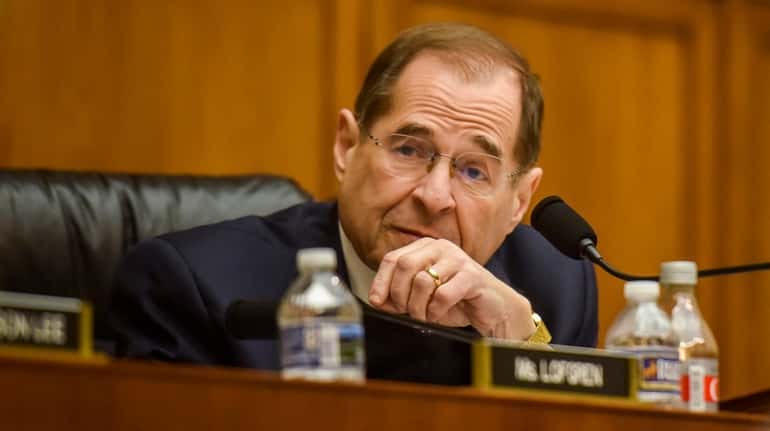 House Judiciary Committee Chairman Rep. Jerrold Nadler (D-Manhattan) oversees a hearing by...