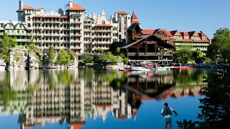 The Mohonk Mountain House in  New Paltz.