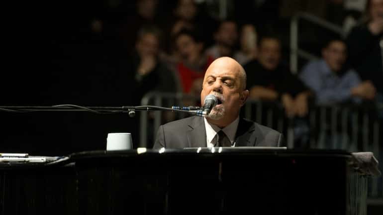 Billy Joel performs at Barclays Center. Joel launched his first...